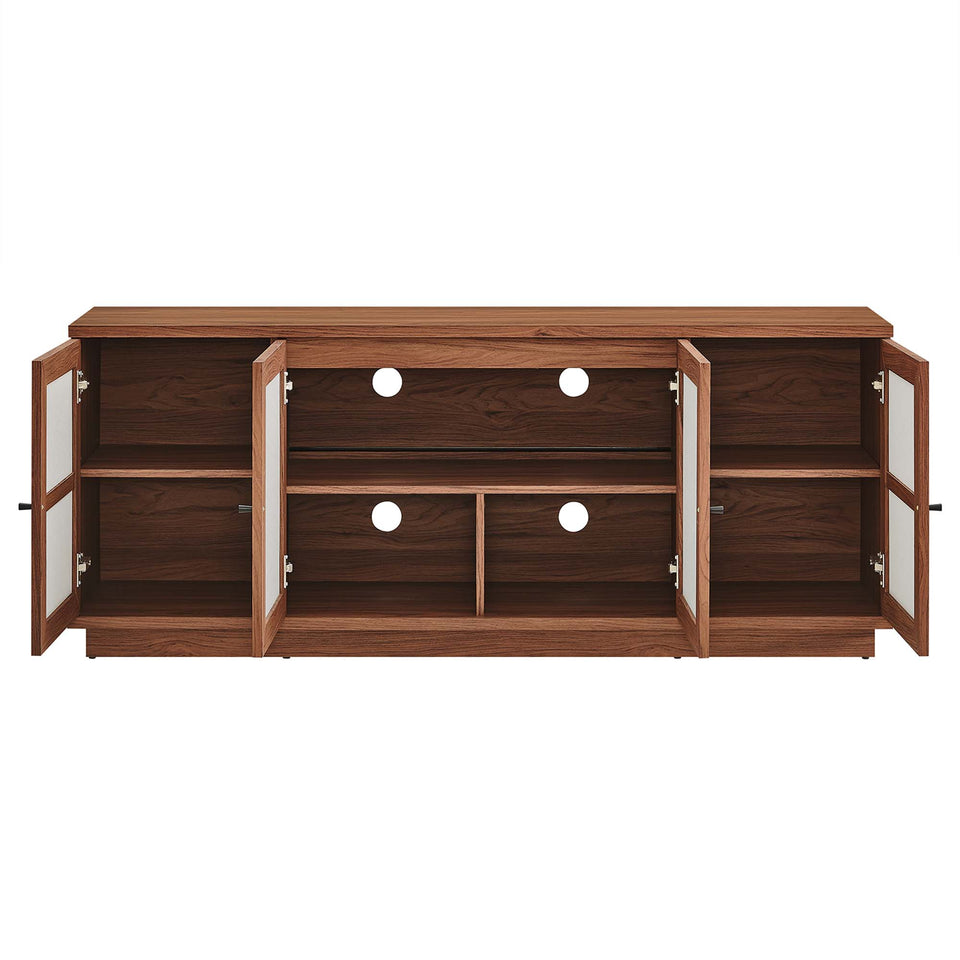 Capri 63" Wood Grain TV Console by Modway