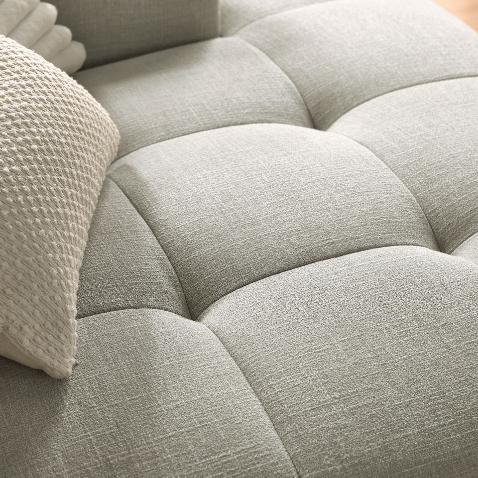 Liana Right-Facing Upholstered Fabric Modular Sofa with Chaise by Modway