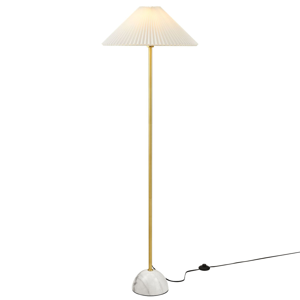 Illusion Marble Dome Floor Lamp by Modway