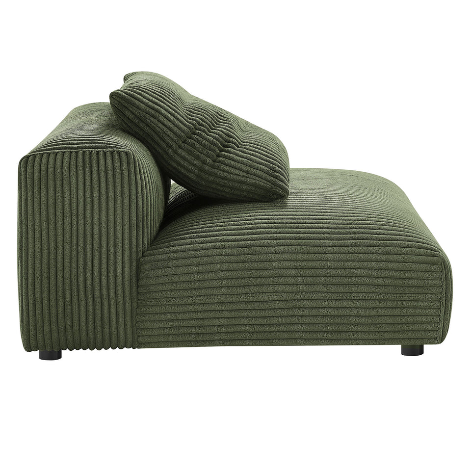 Solace 3-Piece Modular Corduroy Upholstered Sectional Sofa by Modway