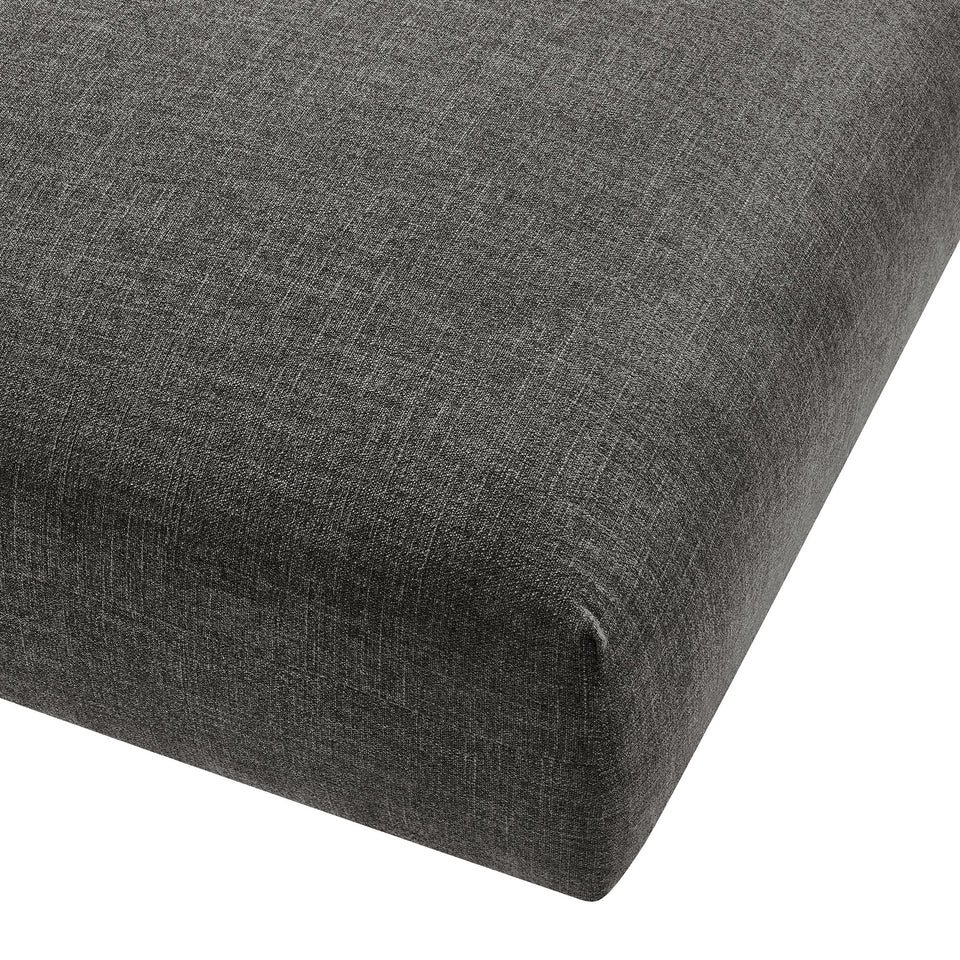 Solace Modular Upholstered Fabric Ottoman by Modway