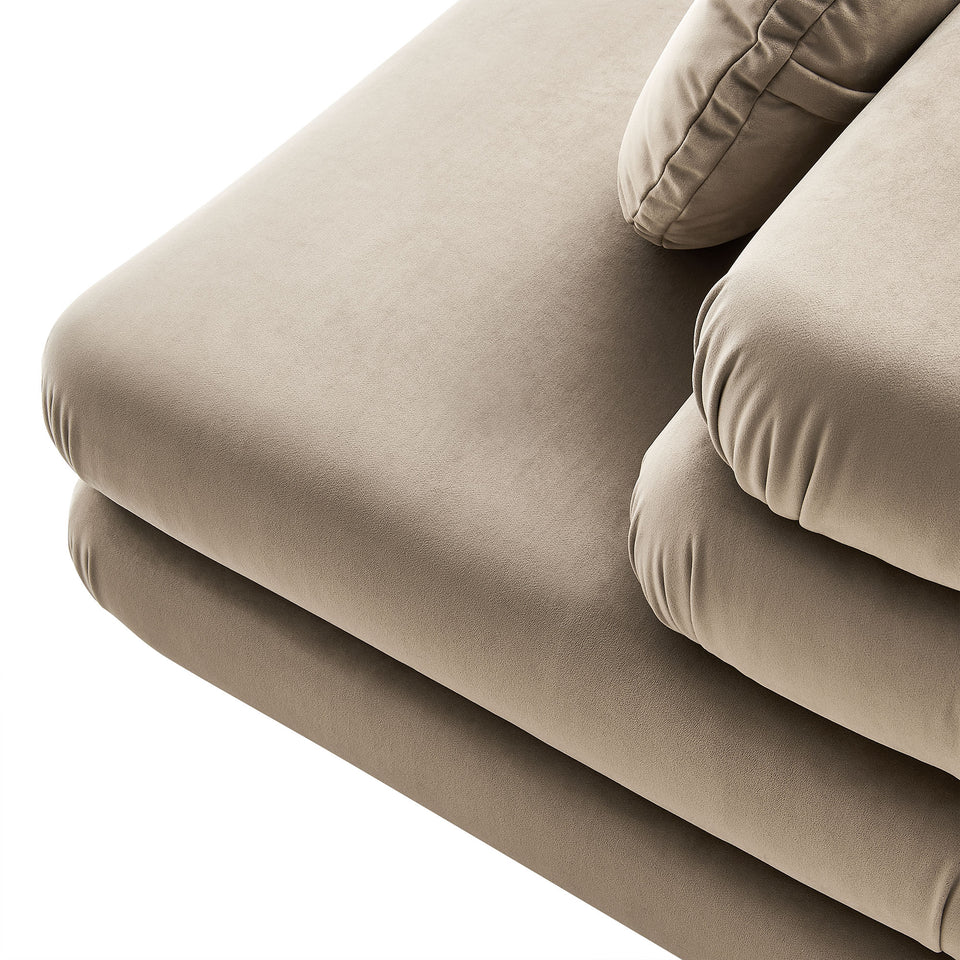 Jubilee Modular Performance Velvet Armless Chair by Modway