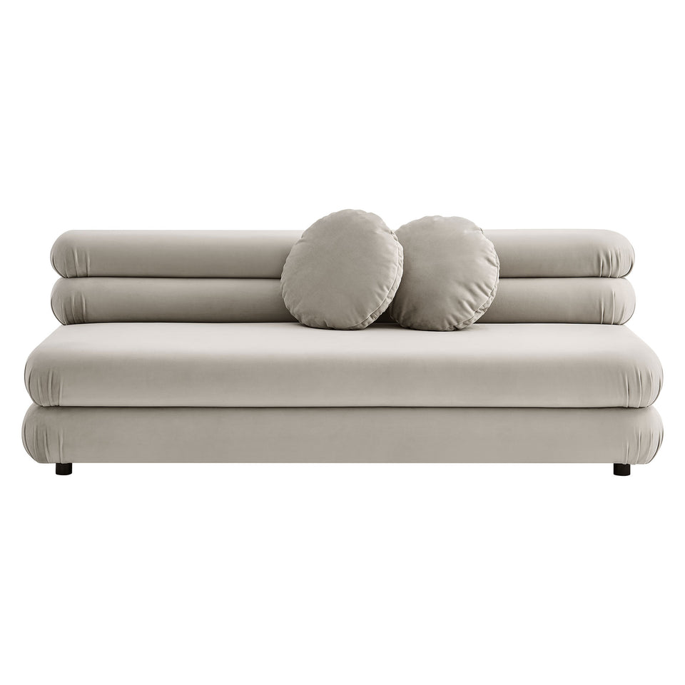 Jubilee Modular Performance Velvet Armless Loveseat by Modway