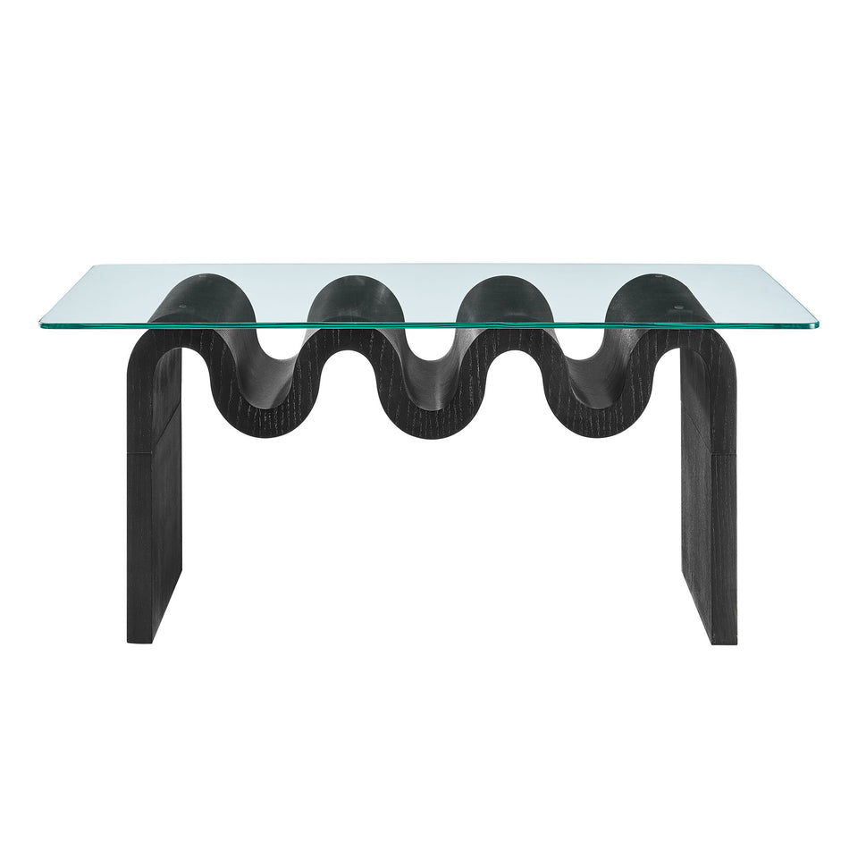 Ondine Glass Top Coffee Table by Modway