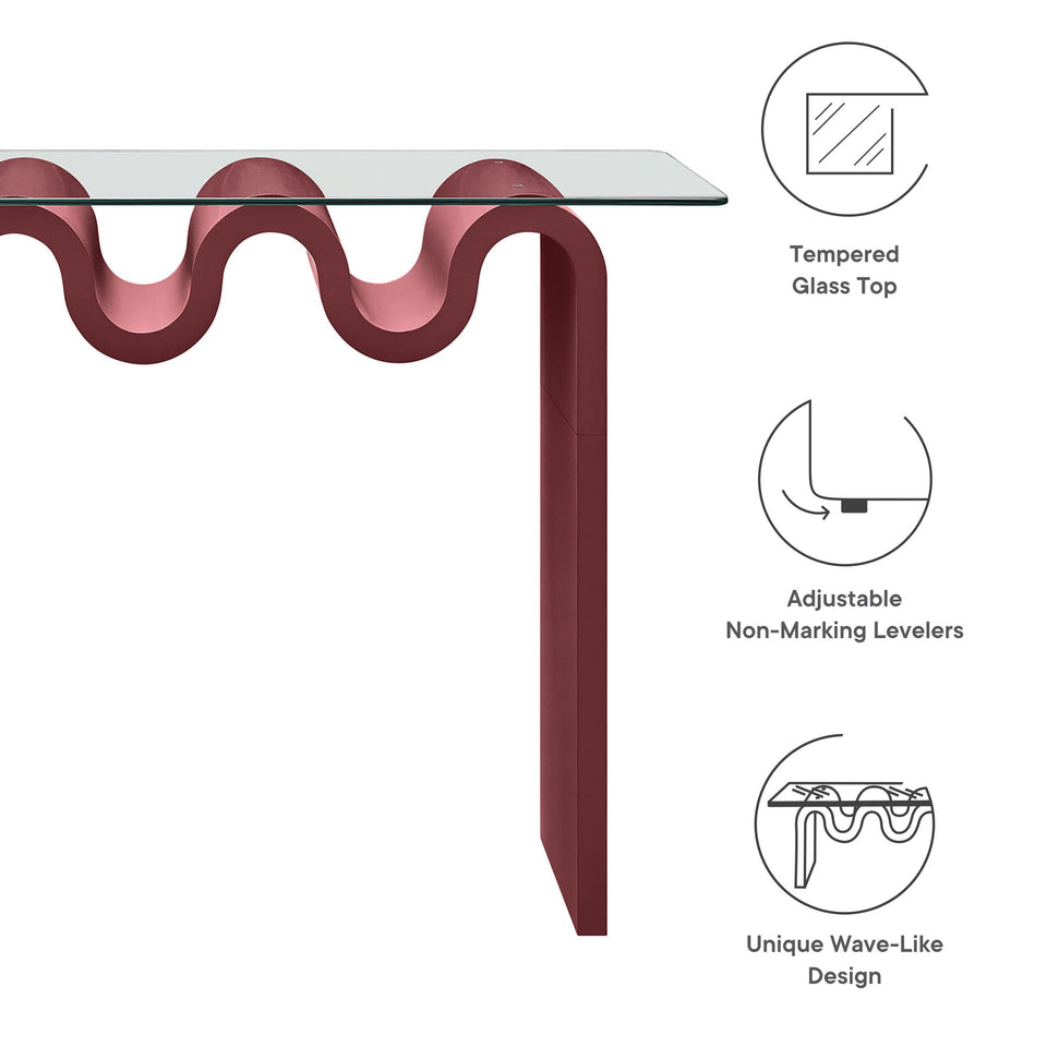 Ondine Glass Top 50" Console Table by Modway