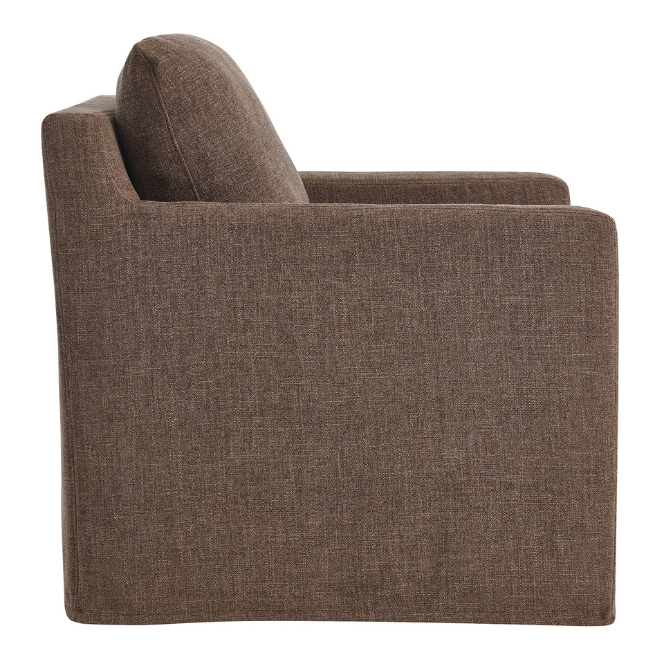Serene Fabric Slipcovered Swivel Armchair by Modway