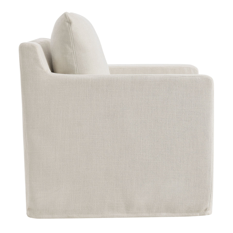 Serene Fabric Slipcovered Swivel Armchair by Modway