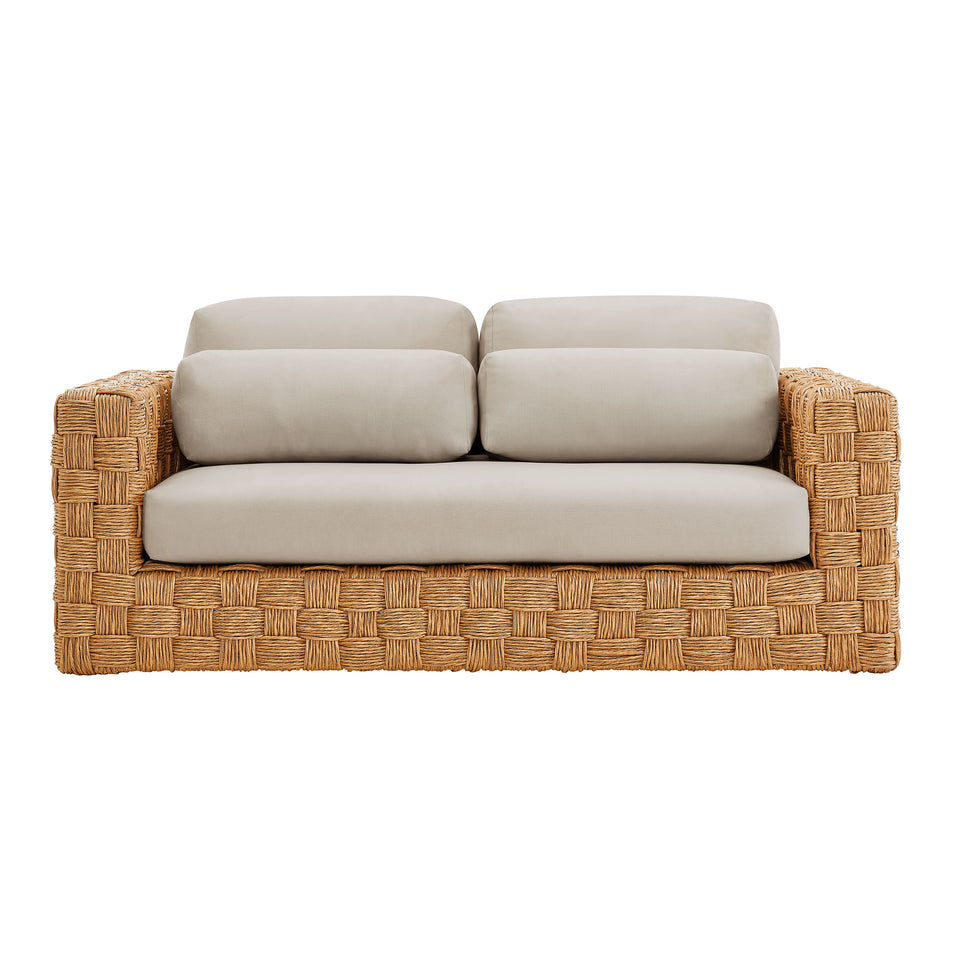 Thames Outdoor Patio Wicker Outdoor Patio Rattan Loveseat by Modway