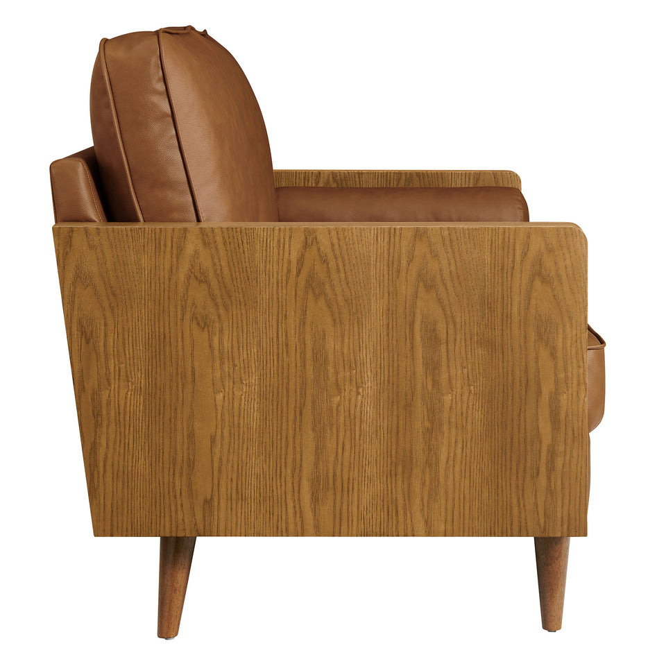 Kellan Vegan Leather Loveseat by Modway
