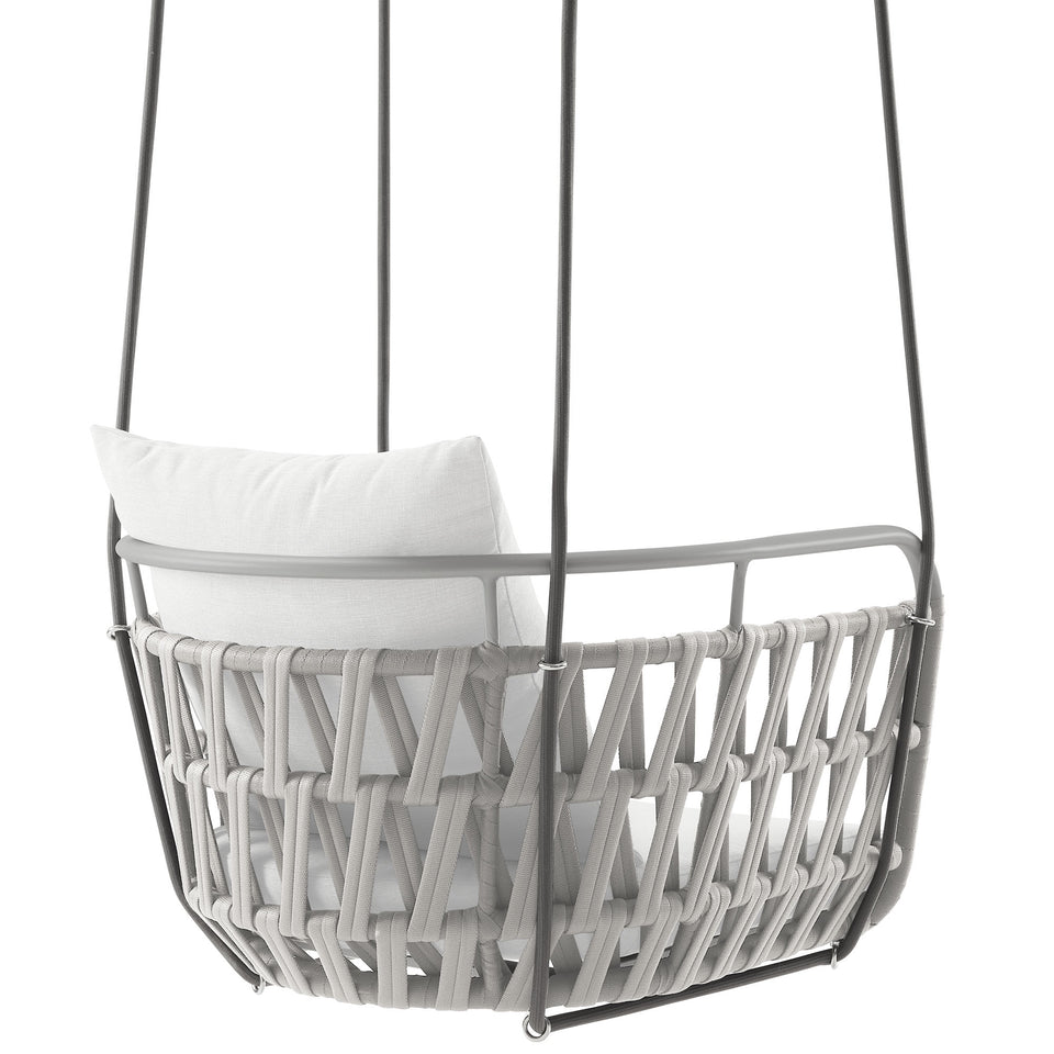 Kaliah Outdoor Patio Aluminum Swing Chair by Modway