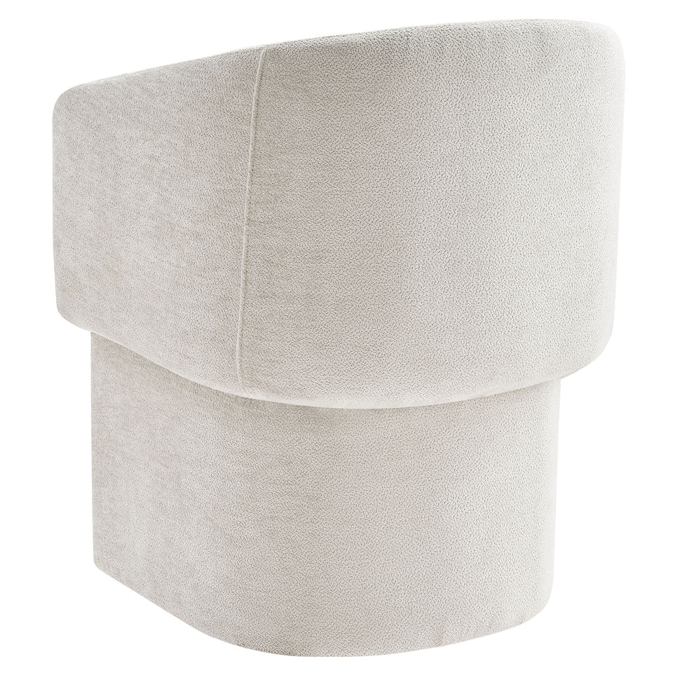 Verity Barrel Back Chenille Dining Armchair by Modway