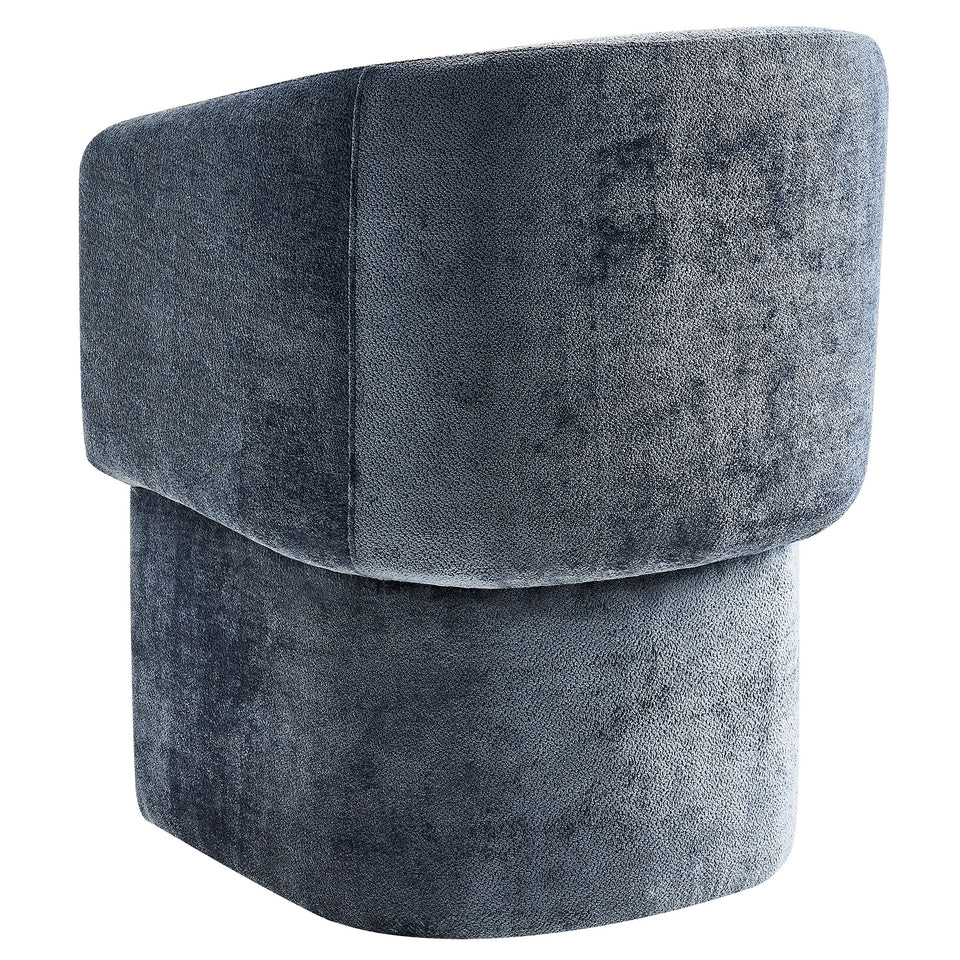 Verity Barrel Back Chenille Dining Armchair by Modway
