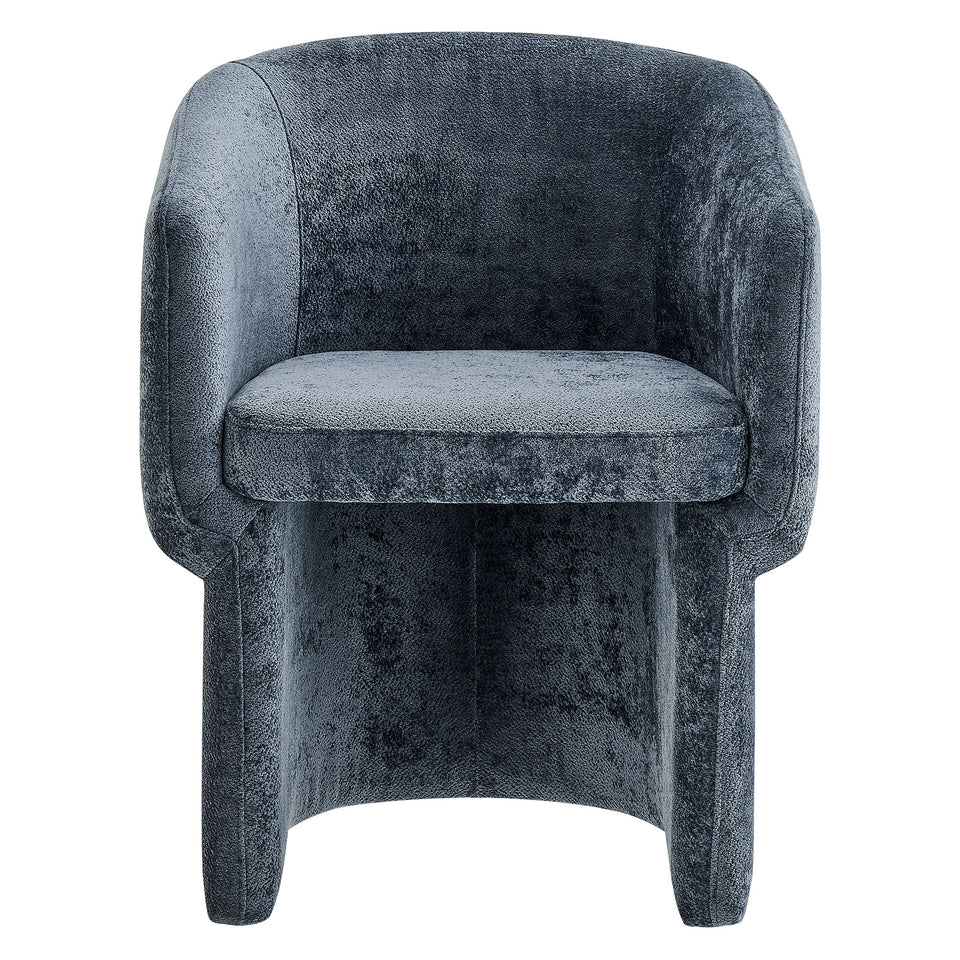 Verity Barrel Back Chenille Dining Armchair by Modway