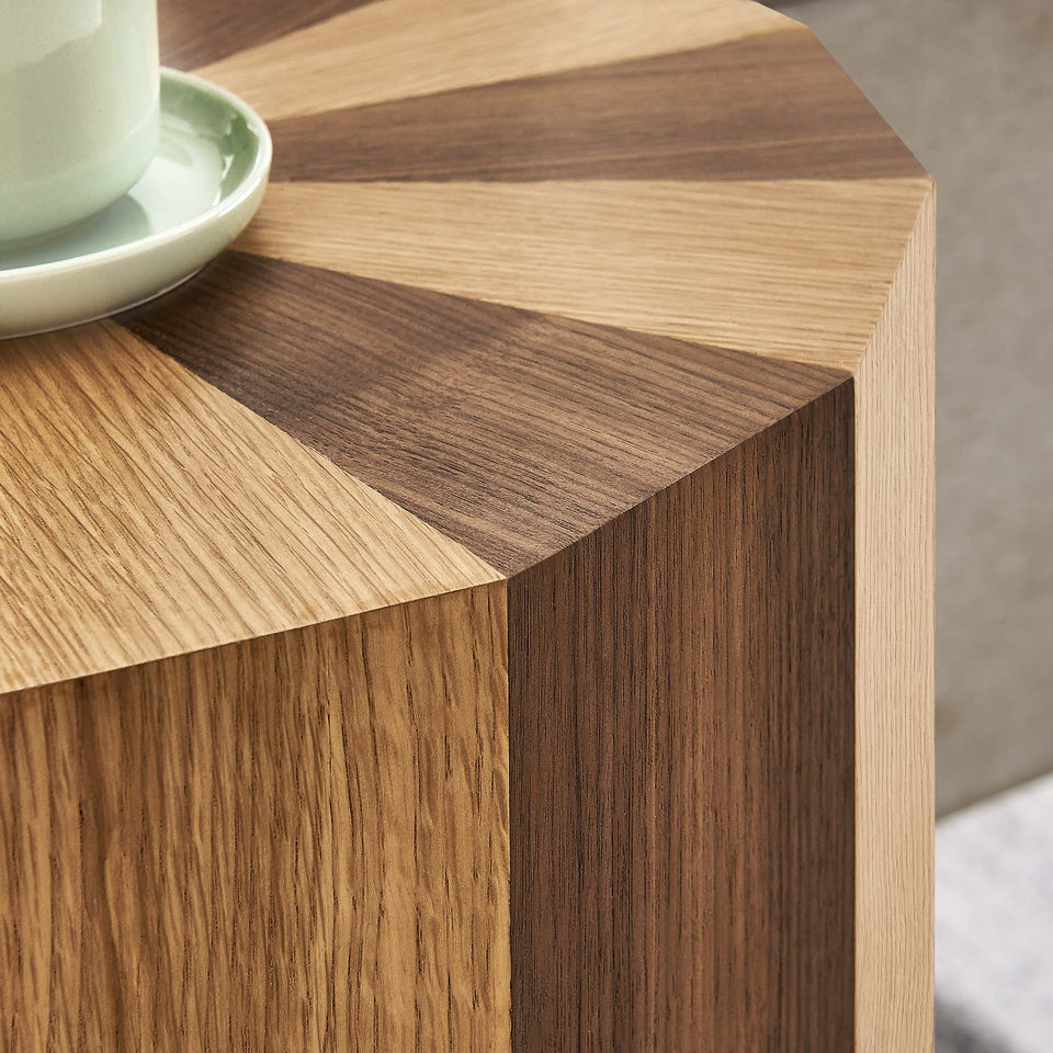 Twirl Two-Toned Wood Veneer Side Table by Modway