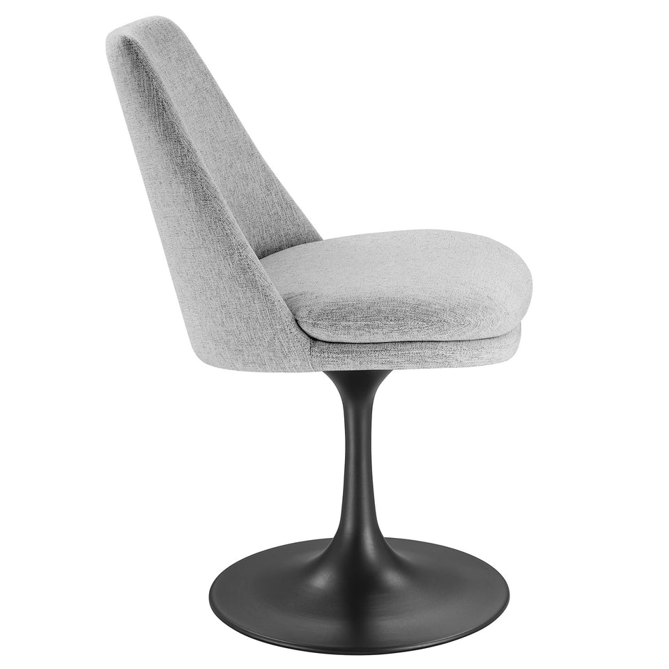 Lippa Swivel Dining Upholstered Side Chair by Modway