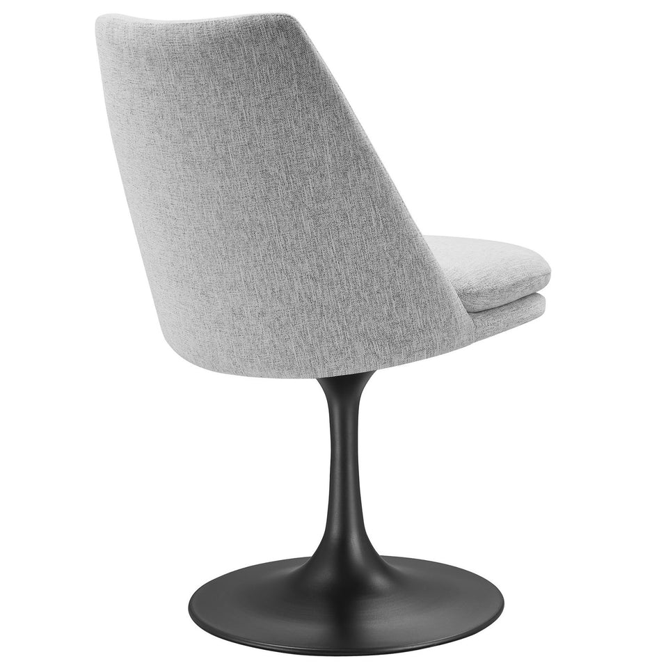 Lippa Swivel Dining Upholstered Side Chair by Modway