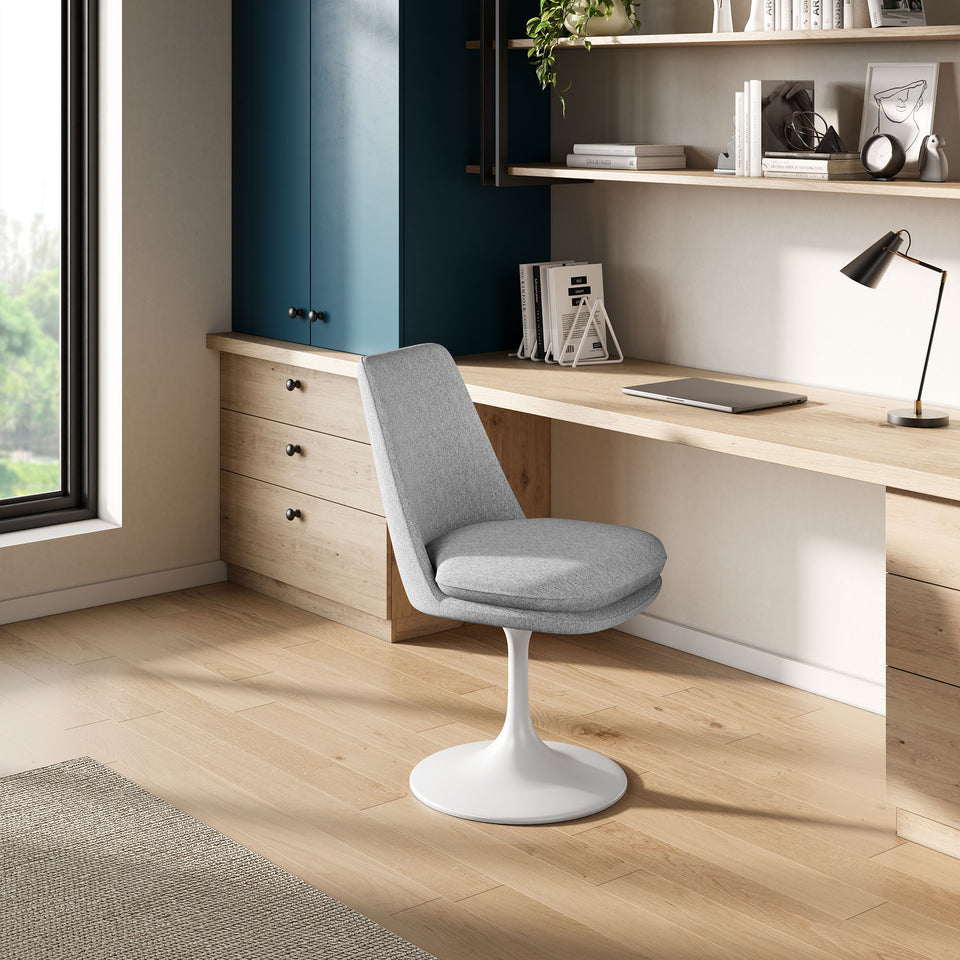Lippa Swivel Dining Upholstered Side Chair by Modway