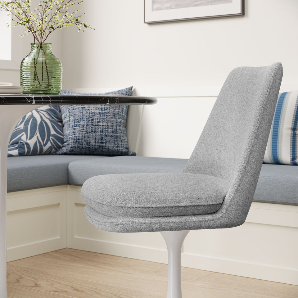 Lippa Swivel Dining Upholstered Side Chair by Modway
