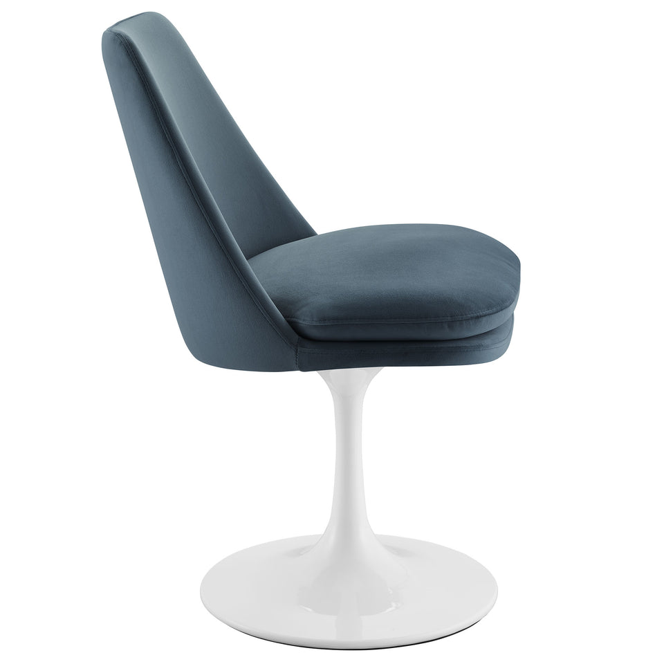 Lippa Swivel Dining Performance Velvet Side Chair by Modway