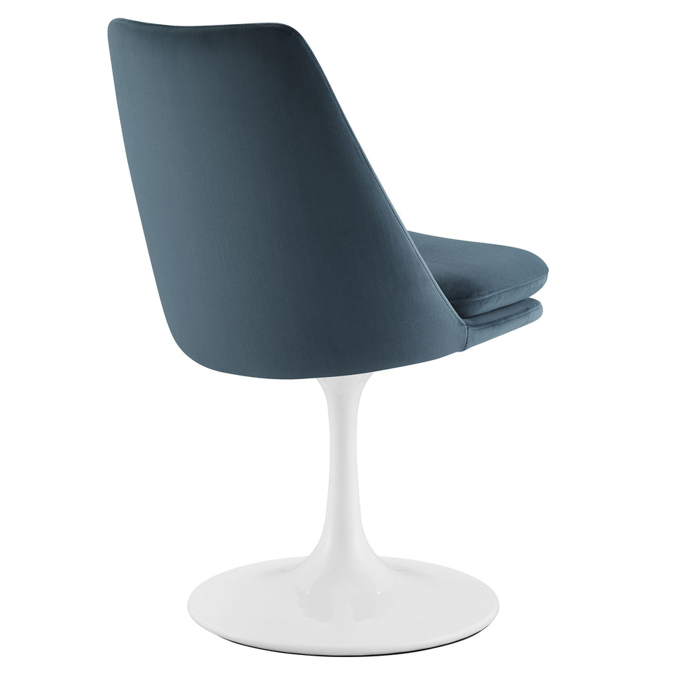 Lippa Swivel Dining Performance Velvet Side Chair by Modway