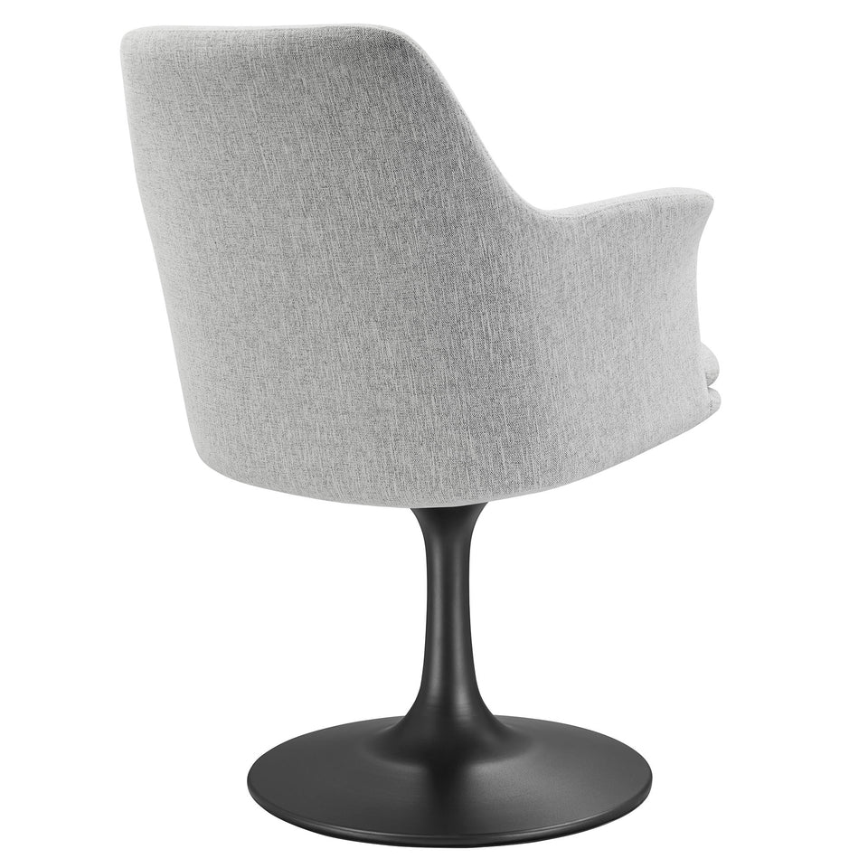 Lippa Swivel Dining Upholstered Armchair by Modway