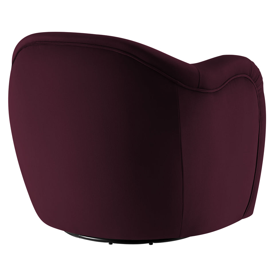 Compose Performance Velvet Swivel Armchair by Modway