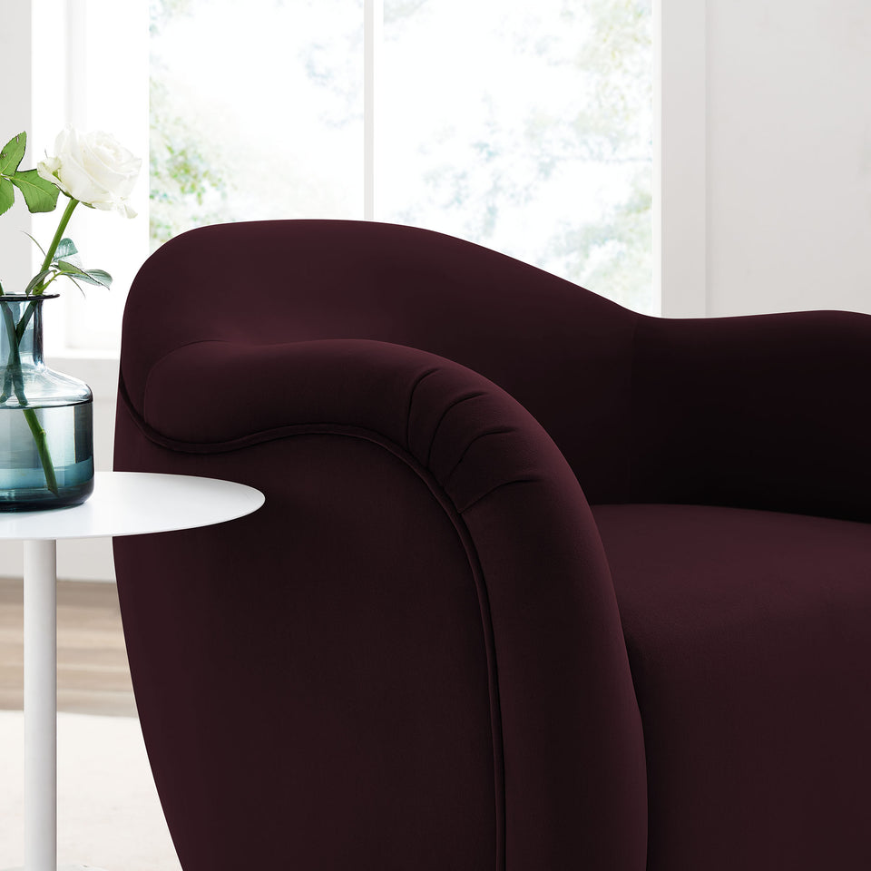Compose Performance Velvet Swivel Armchair by Modway