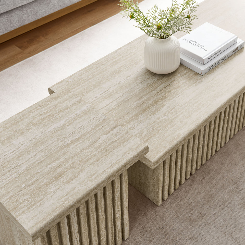 Render Nesting Coffee Tables Set of 2 by Modway