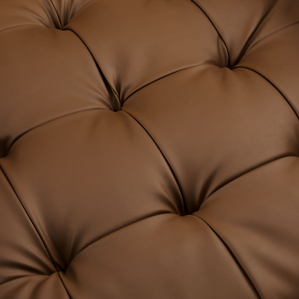 Valour Tufted Vegan Leather Accent Armchair by Modway