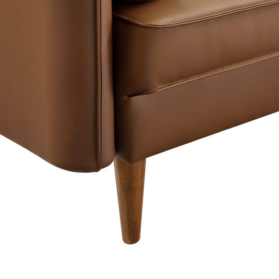 Revive Upholstered Vegan Leather Accent Armchair by Modway