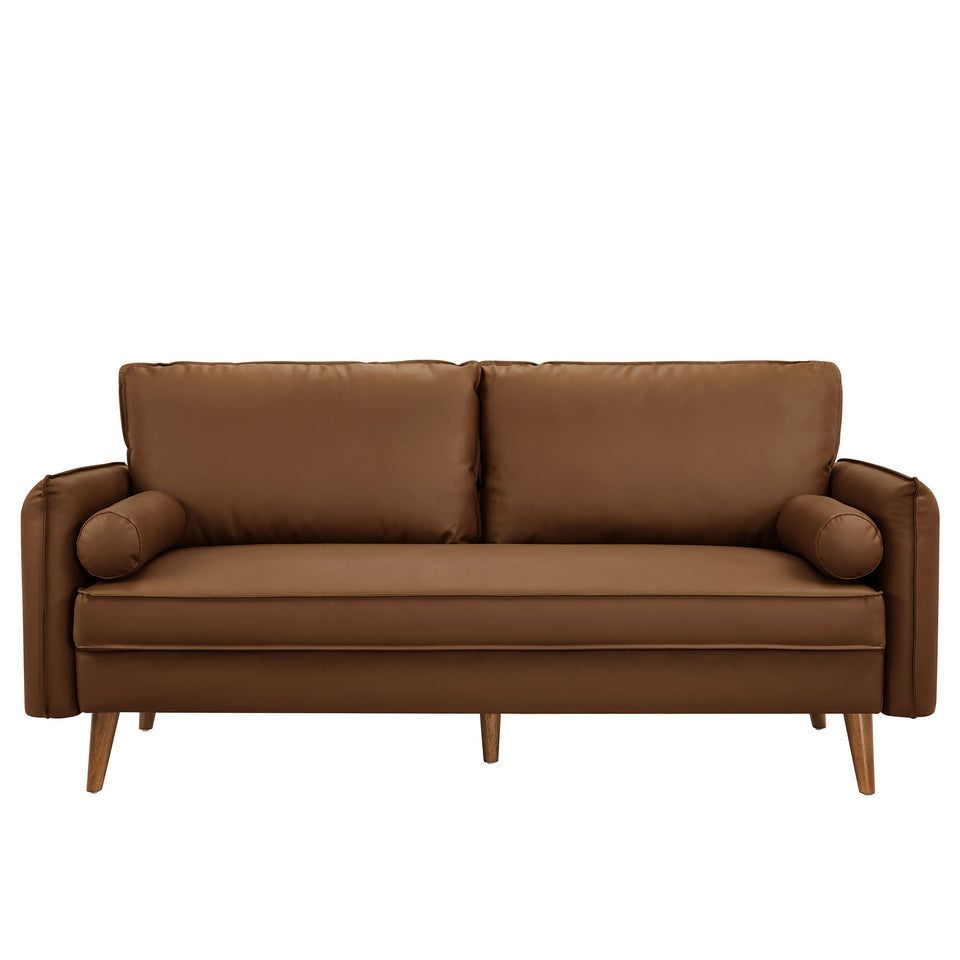 Revive Upholstered Vegan Leather Sofa by Modway