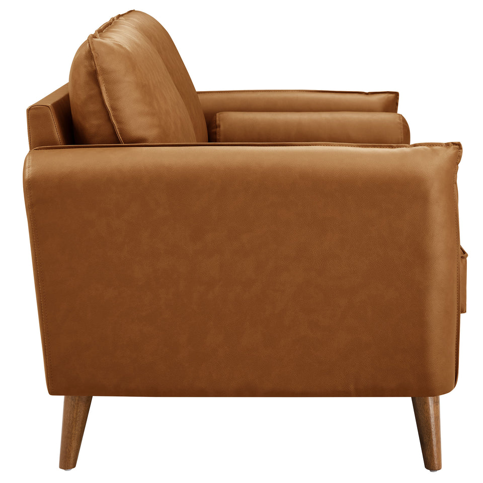 Revive Upholstered Vegan Leather Sofa by Modway