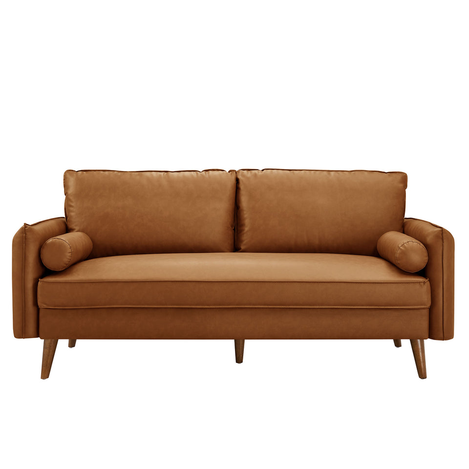 Revive Upholstered Vegan Leather Sofa by Modway