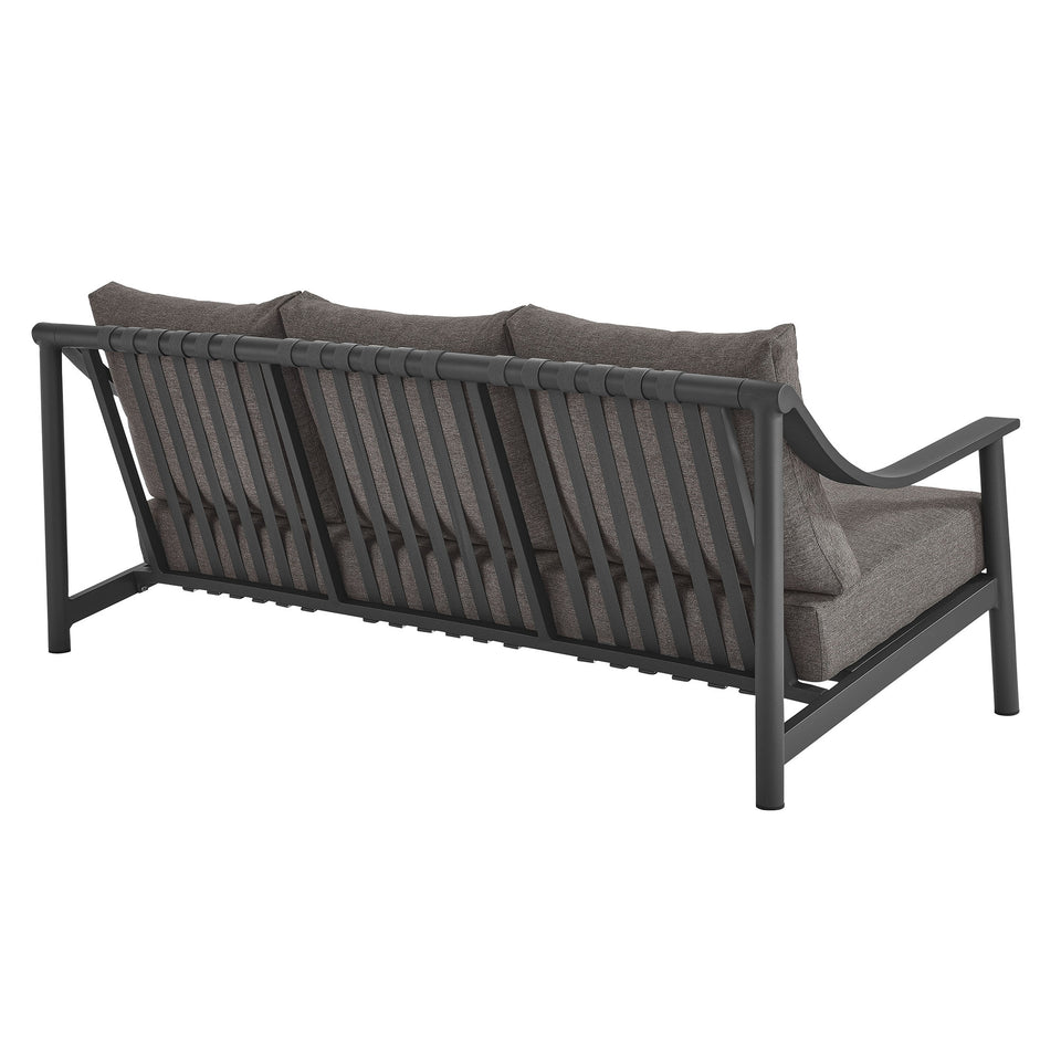Terrace Outdoor Patio Aluminum Sofa by Modway