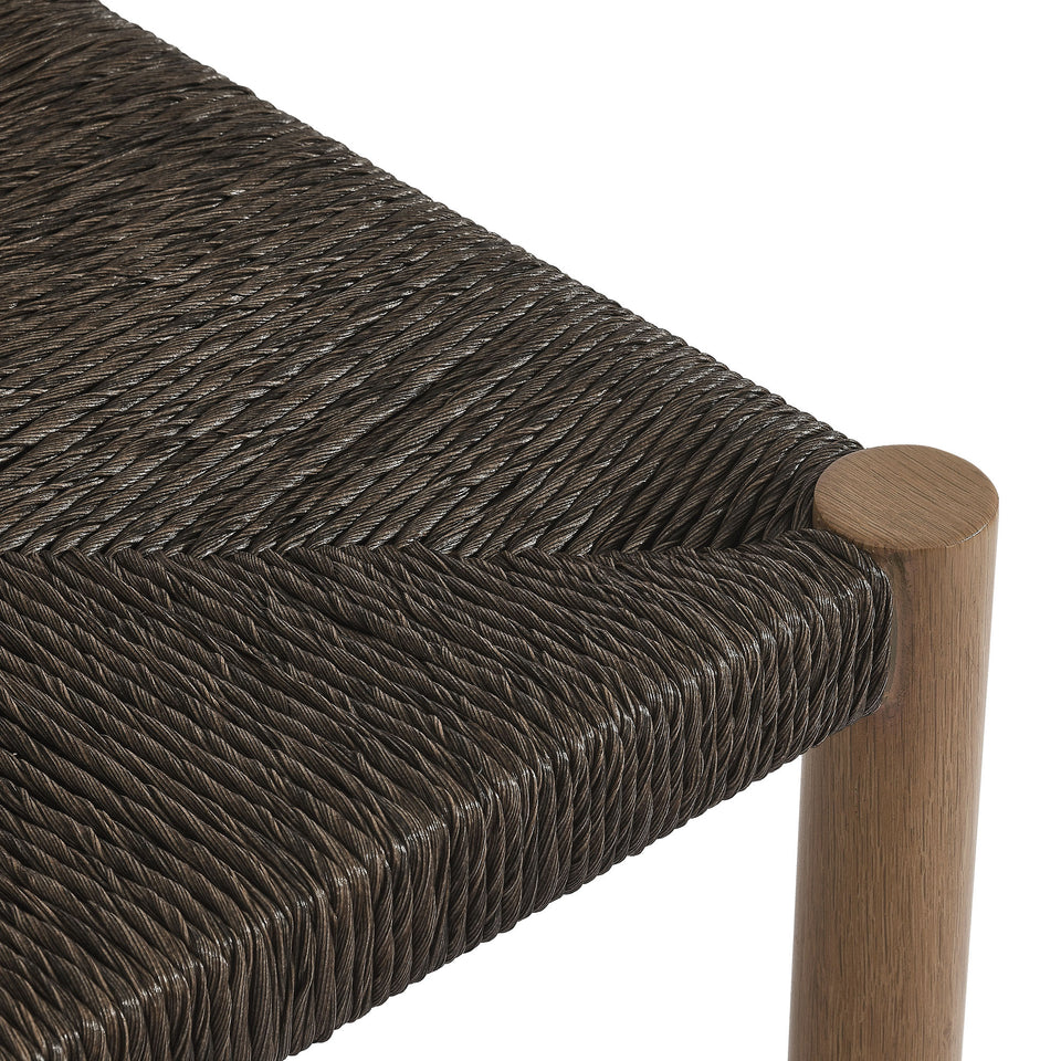 Parkland Outdoor Patio Rattan and Aluminum Counter Stools Set of 2 by Modway