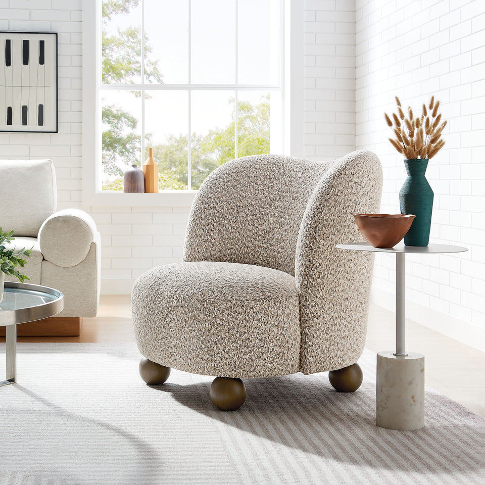 Monroe Boucle Fabric Accent Chair by Modway