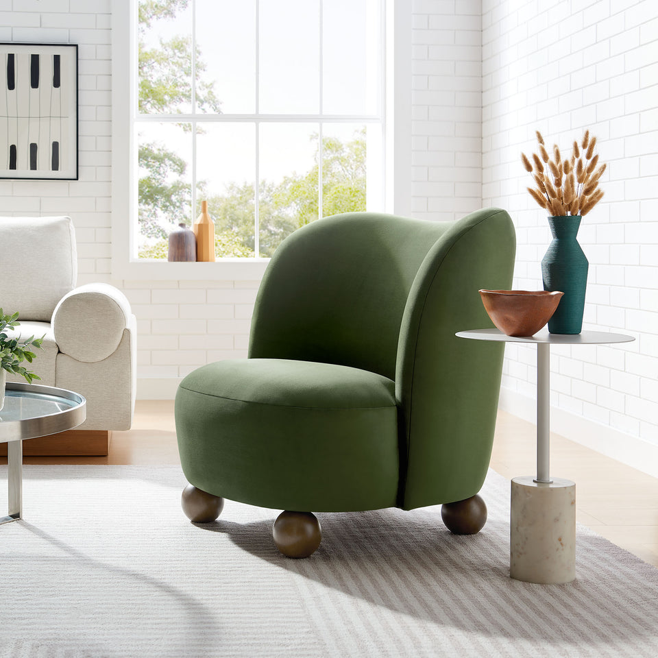 Monroe Performance Velvet Accent Chair by Modway