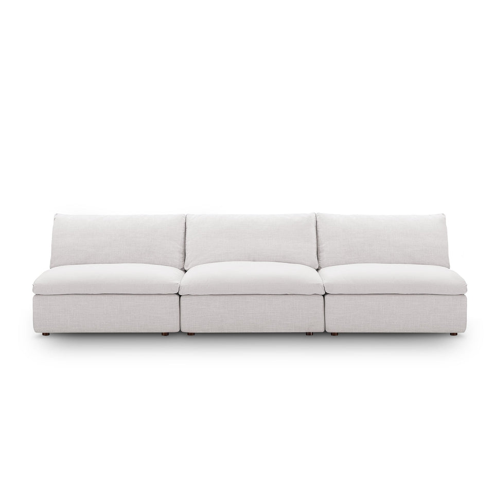 Commix Down Filled Overstuffed 3-Piece Armless Sectional Sofa by Modway