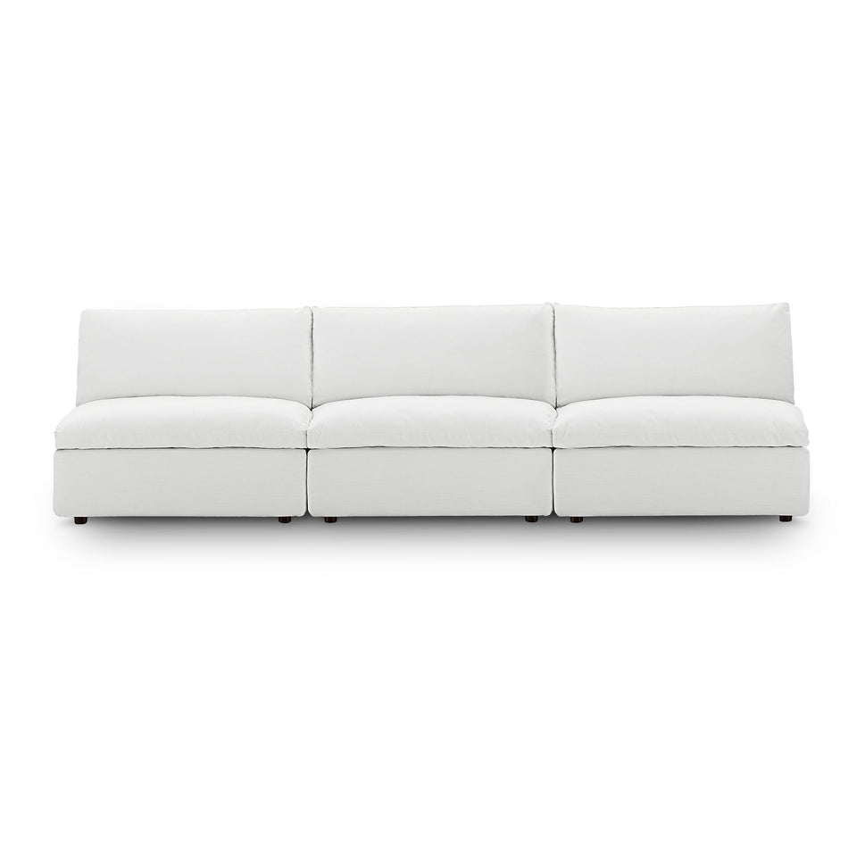 Commix Down Filled Overstuffed 3-Piece Armless Sectional Sofa by Modway
