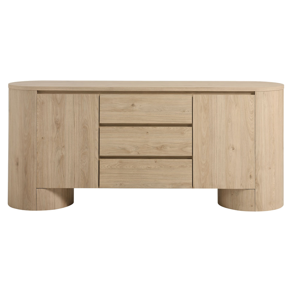 Duval 71" Rounded Sideboard Storage Cabinet by Modway