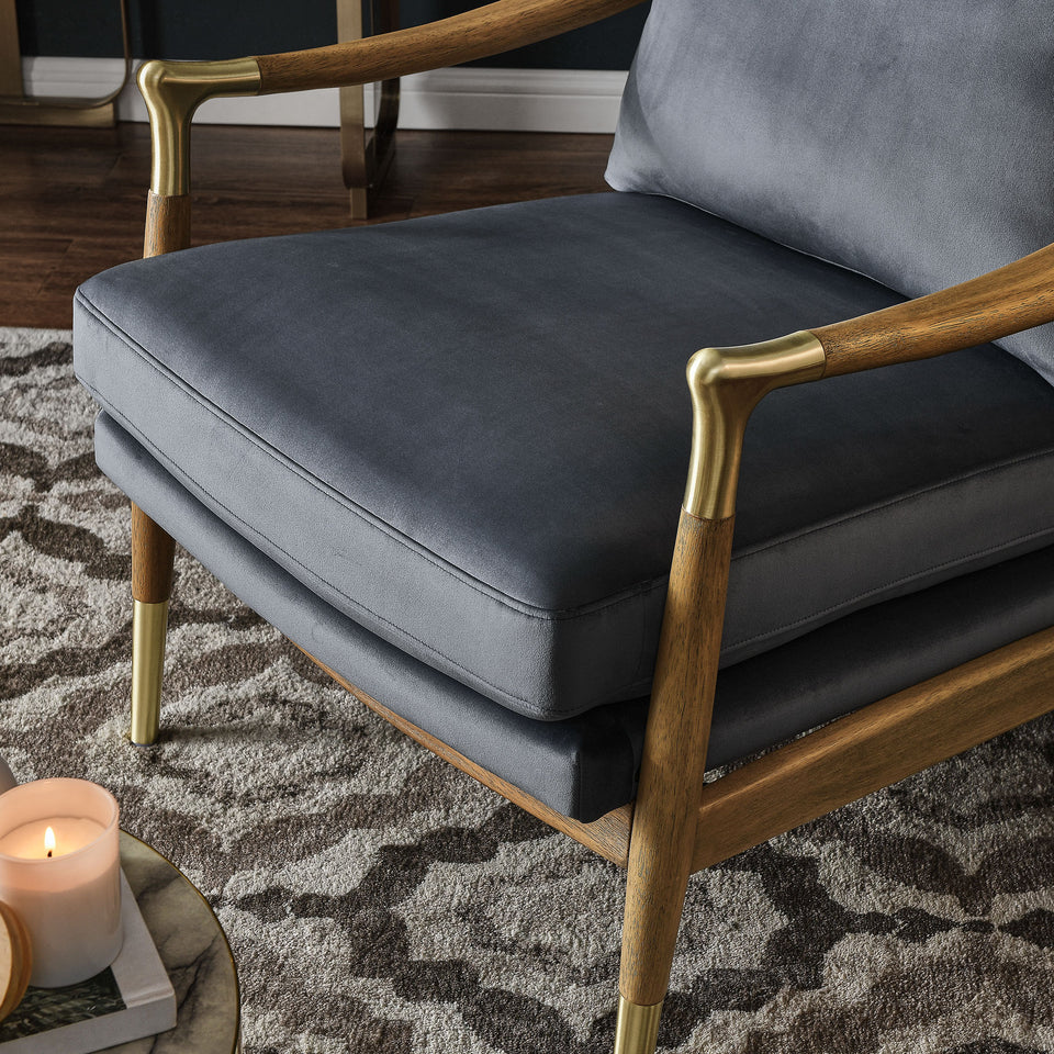 Langford Performance Velvet Accent Armchair by Modway