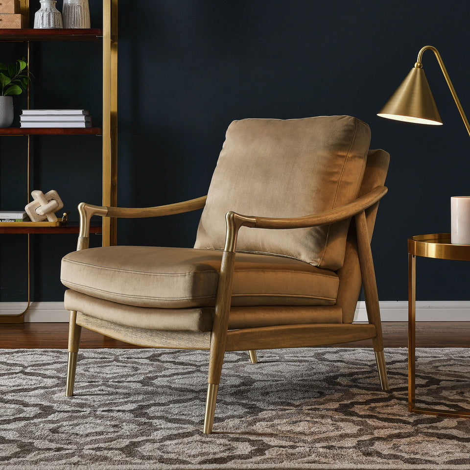 Langford Performance Velvet Accent Armchair by Modway