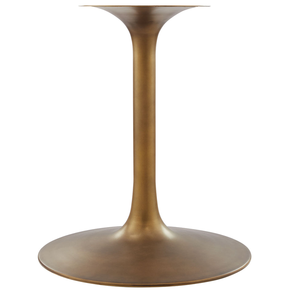 Lippa 60" Round Pedestal Solid Wood Dining Table by Modway