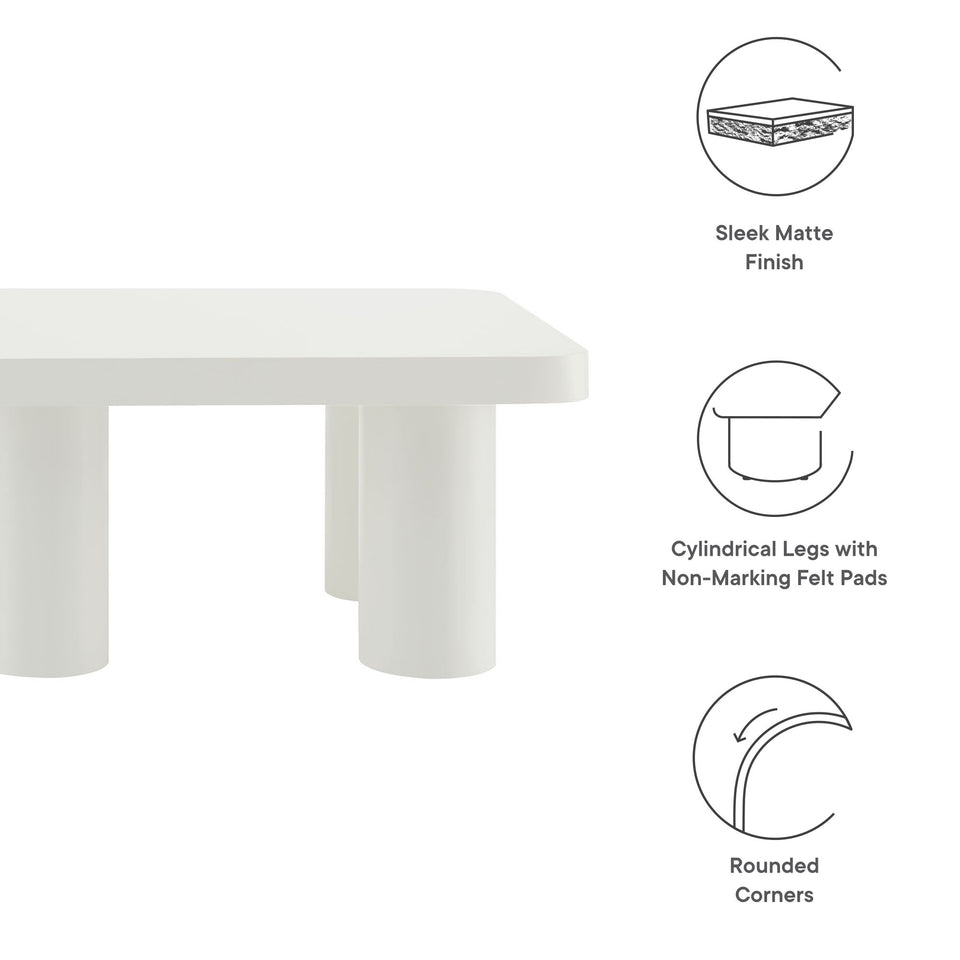 Cleo 54" Rectangular Coffee Table by Modway