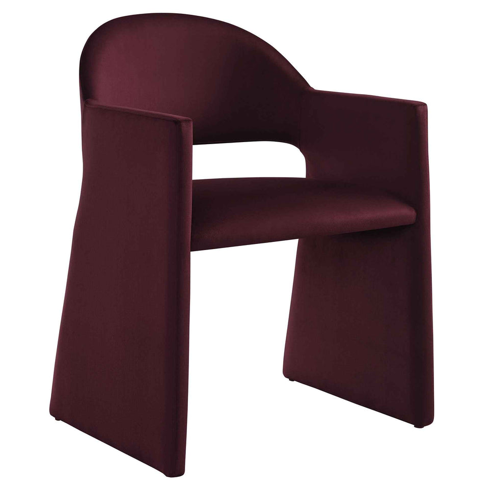 Talia Performance Velvet Dining Armchair by Modway