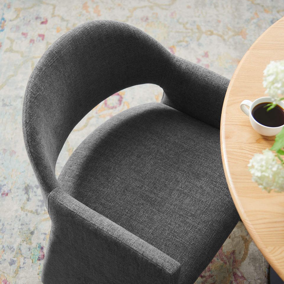 Talia Upholstered Fabric Dining Armchair by Modway