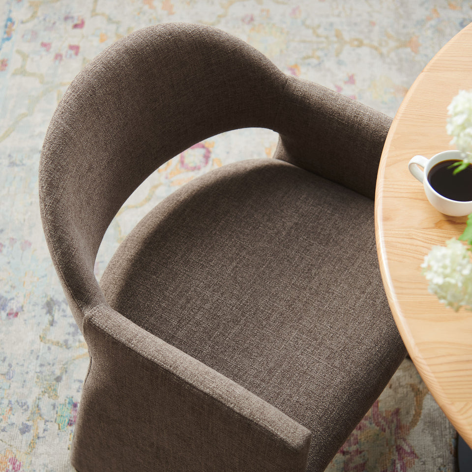 Talia Upholstered Fabric Dining Armchair by Modway