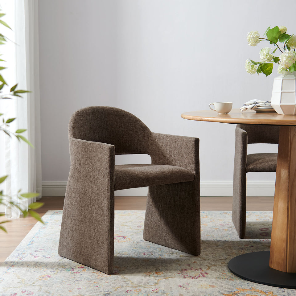 Talia Upholstered Fabric Dining Armchair by Modway