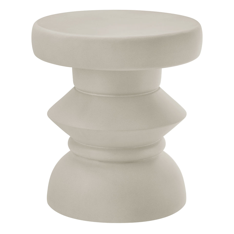 Terza Indoor - Outdoor Patio Concrete Side Table by Modway
