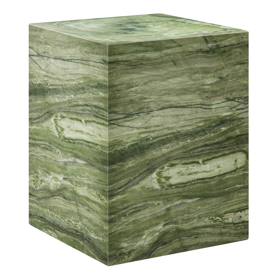 Jordana Square Plinth Indoor - Outdoor Patio Concrete Side Table by Modway